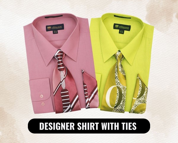 Designer Dress Shirts With Ties Complete Collection 2026
